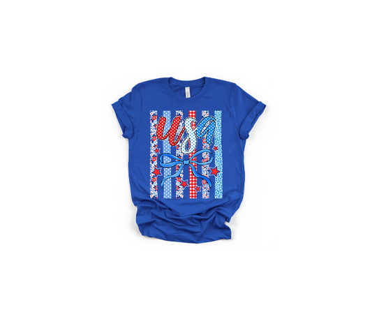 USA blue ribbon